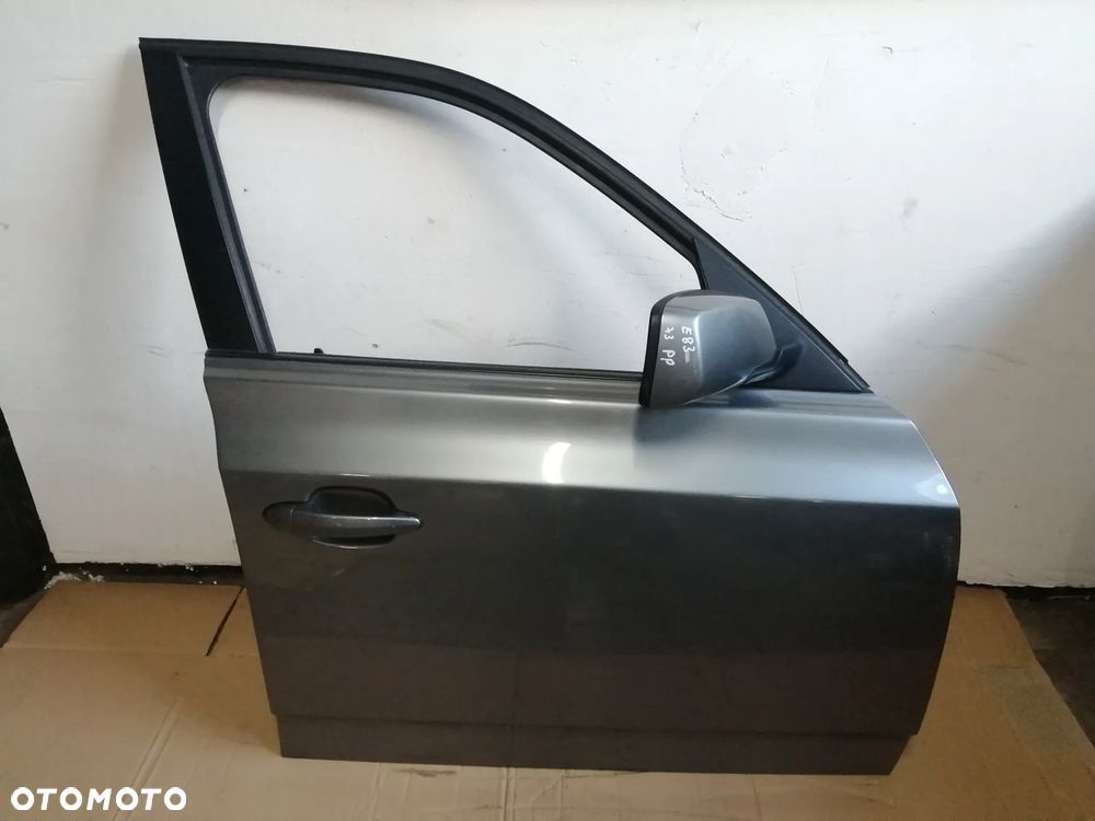 DRZWI PRAWY PRZÓD BMW X3 E83 LIFT 06-10 SPACEGRAU METALLIC - 1