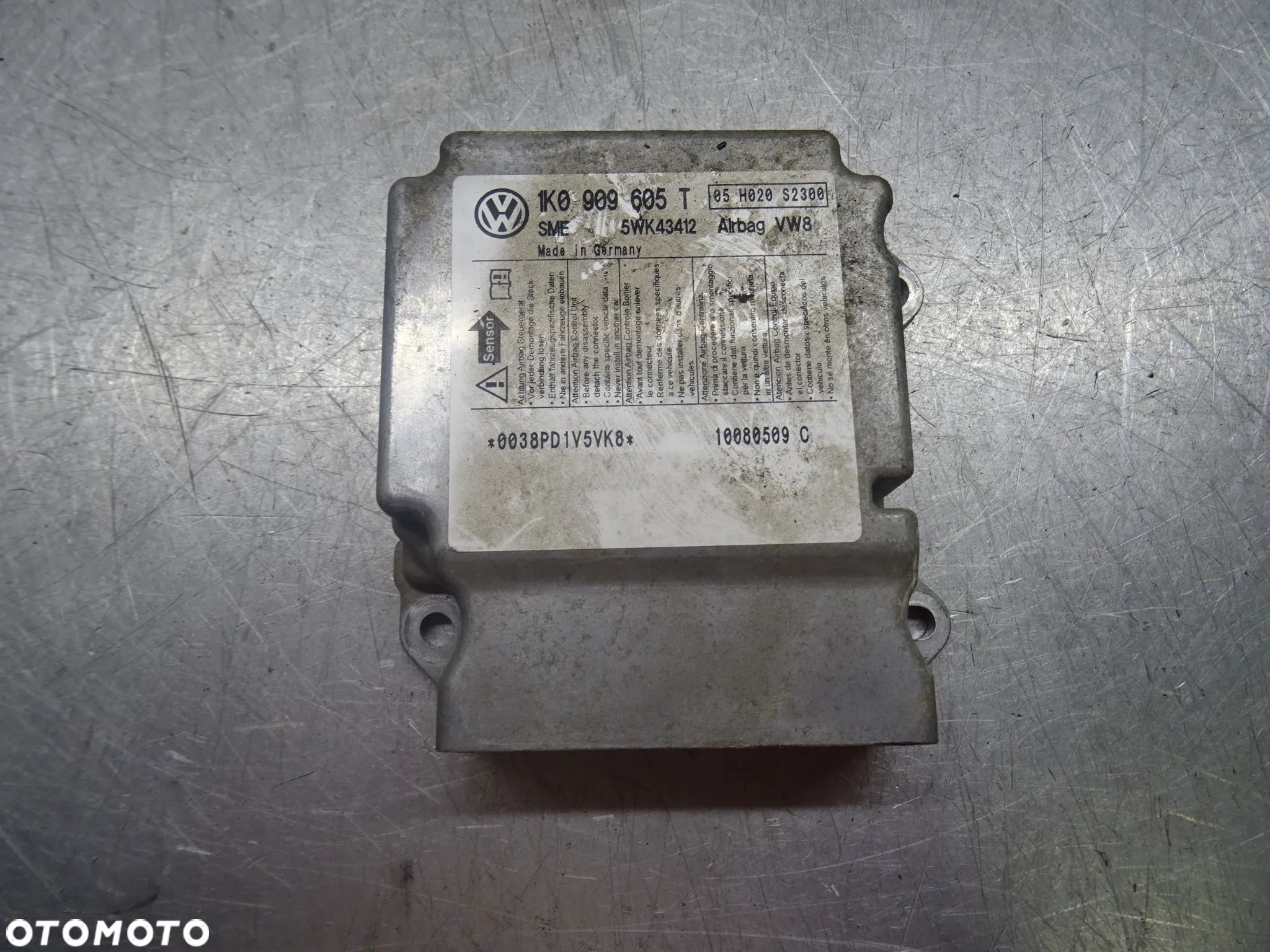 SKODA OCTAVIA II 04-08 VRS SENSOR PODUSZEK AIRBAG - 1