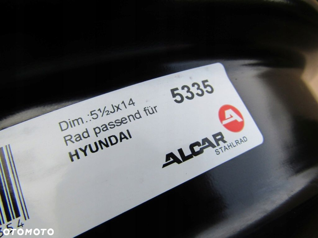 Felga 14 Hyundai i10 i20 Getz Kia Picanto II III Rio 5,5j 4x100 ET47 - 6