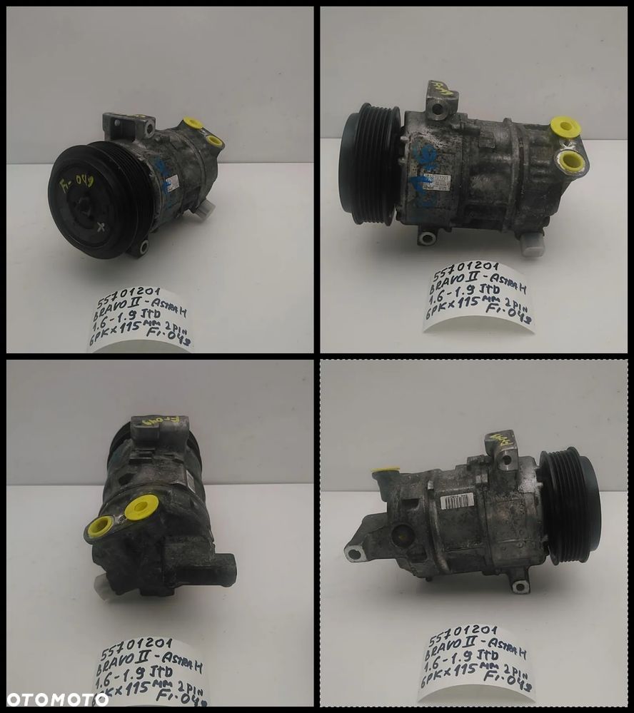 FIAT LANCIA ALFA ROMEO IVECO JEEP FI001-FI064 SPRĘŻARKA KOMPRESOR KLIMATYZACJI AUKCJA (1) - 17