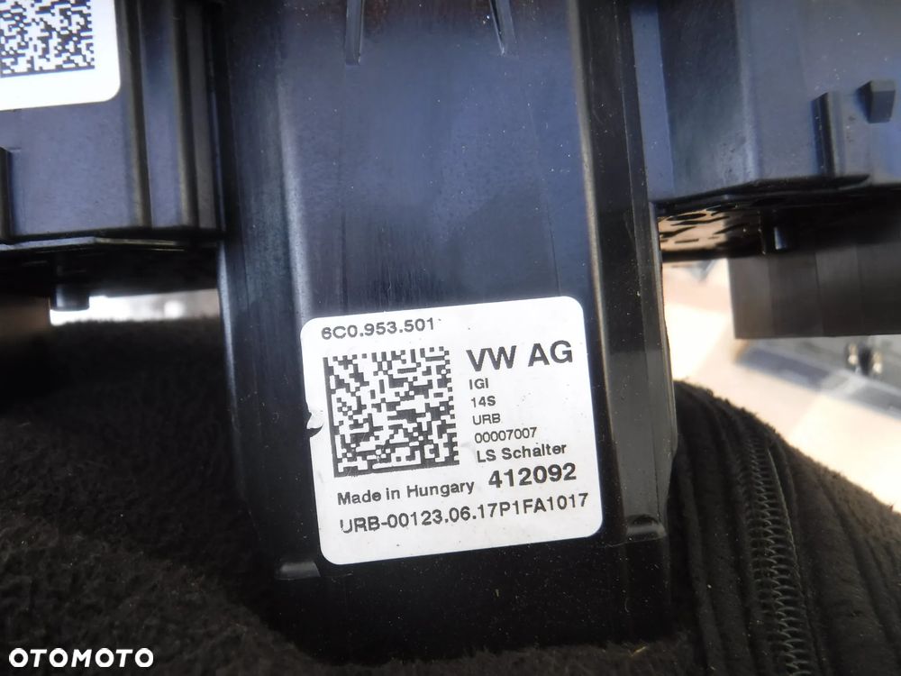 Skoda Fabia  III 3 przelacznik zespolony tasma wycieraczek kierunkowskazow 6C0959653 6C0959513 - 5