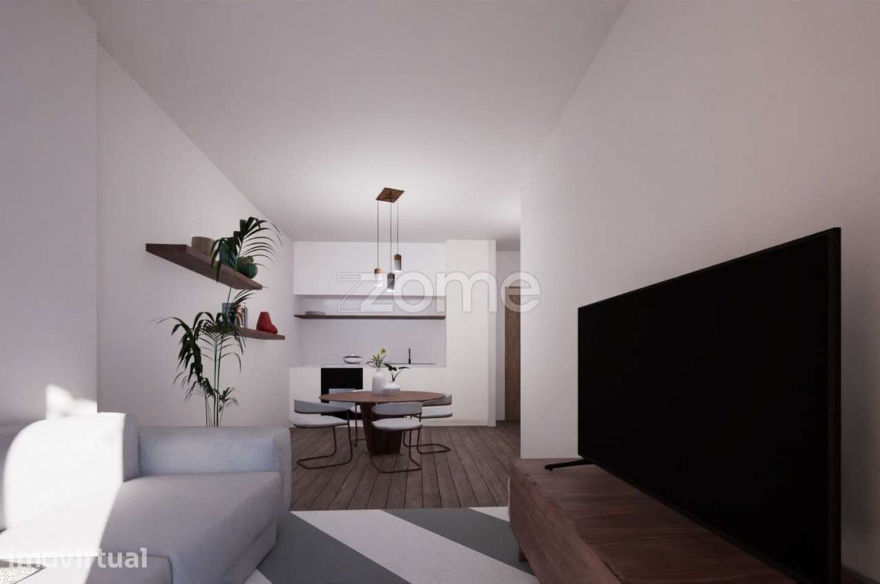 Apartamento T1 | Novo C/ Varanda Virada a Nascente e Garagem - Grande imagem: 5/10