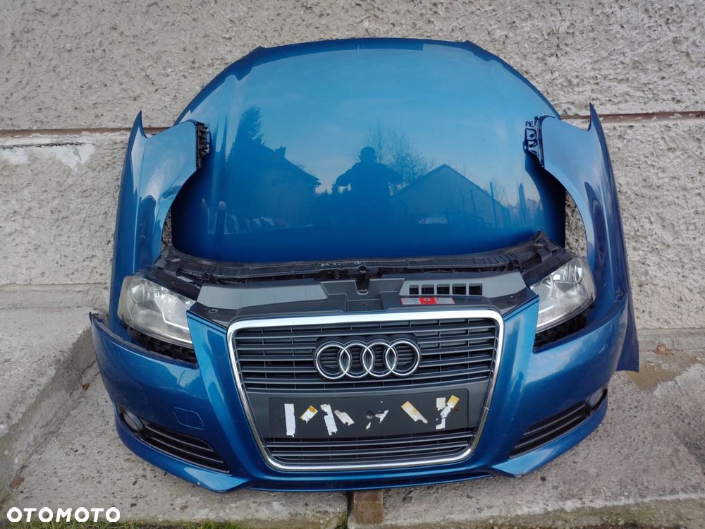 ZDERZAK MASKA BŁOTNIK KOMPLETNY PRZÓD AUDI A3 8P LIFT 08/12r