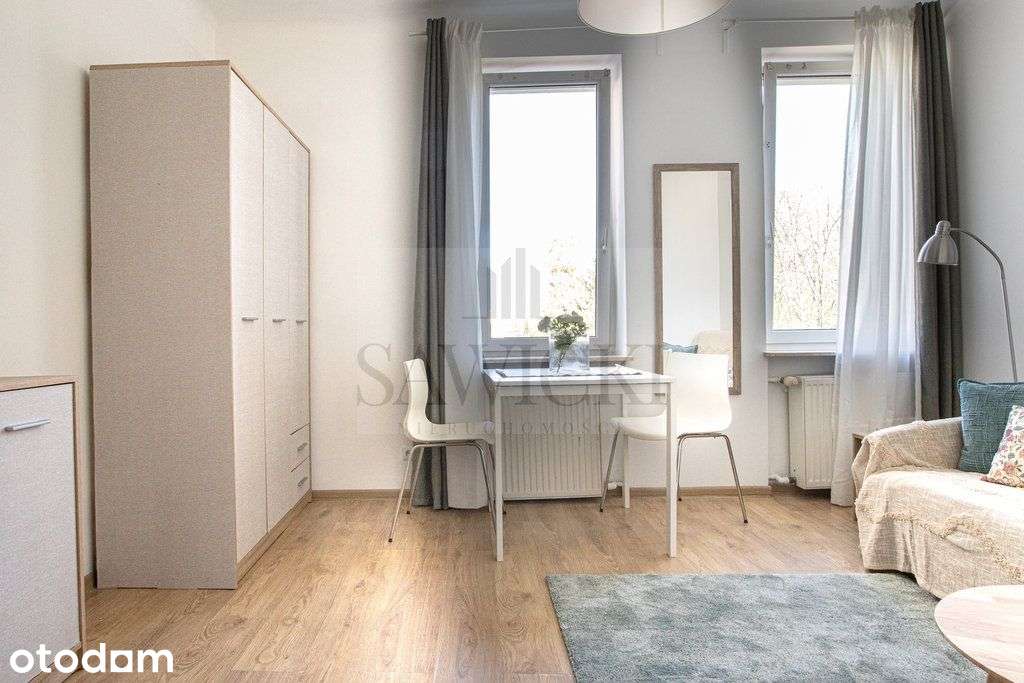 Stary Mokotów, ul. Wiktorska, umeblowana kawalerka