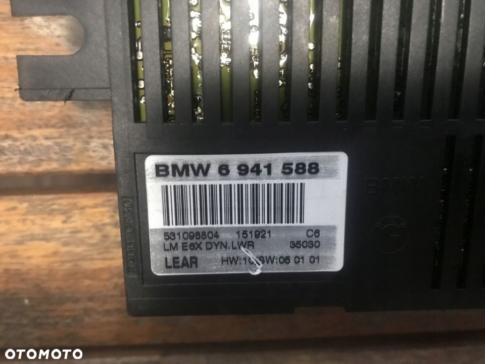 STEROWNIK MODUŁ ŚWIATEŁ 6941588 BMW E60 E61 E65 - 2
