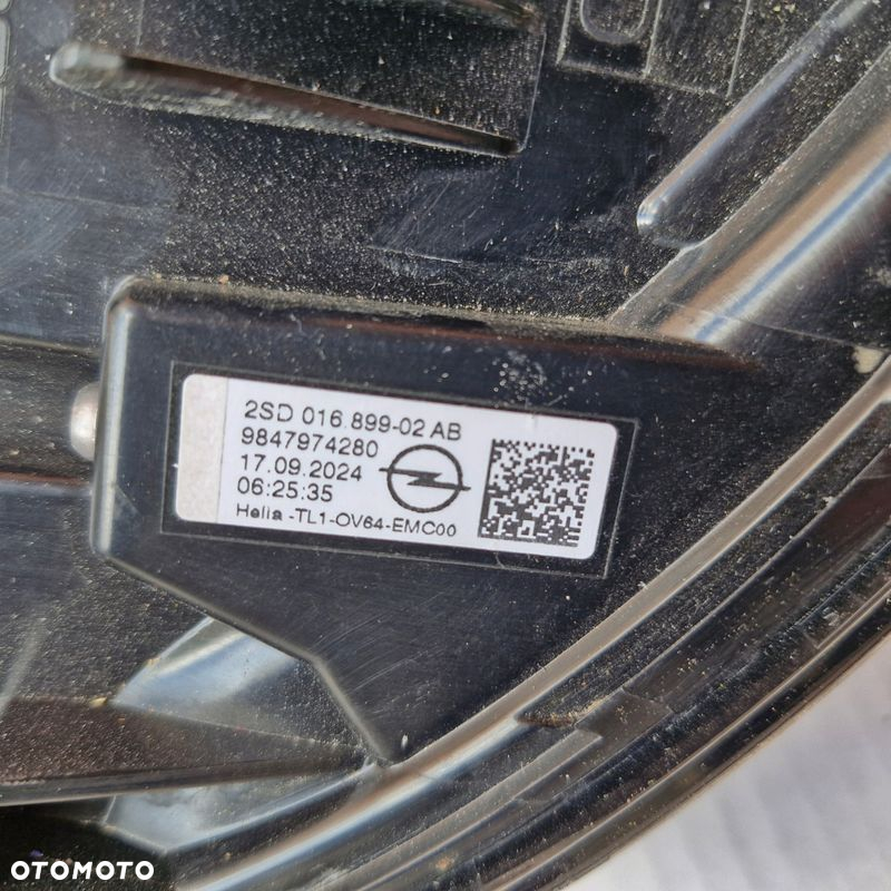 OPEL VAUXHALL Grandland 2024 Lampa Tylna Prawa 2SD01689902AB 9847974280 - 7