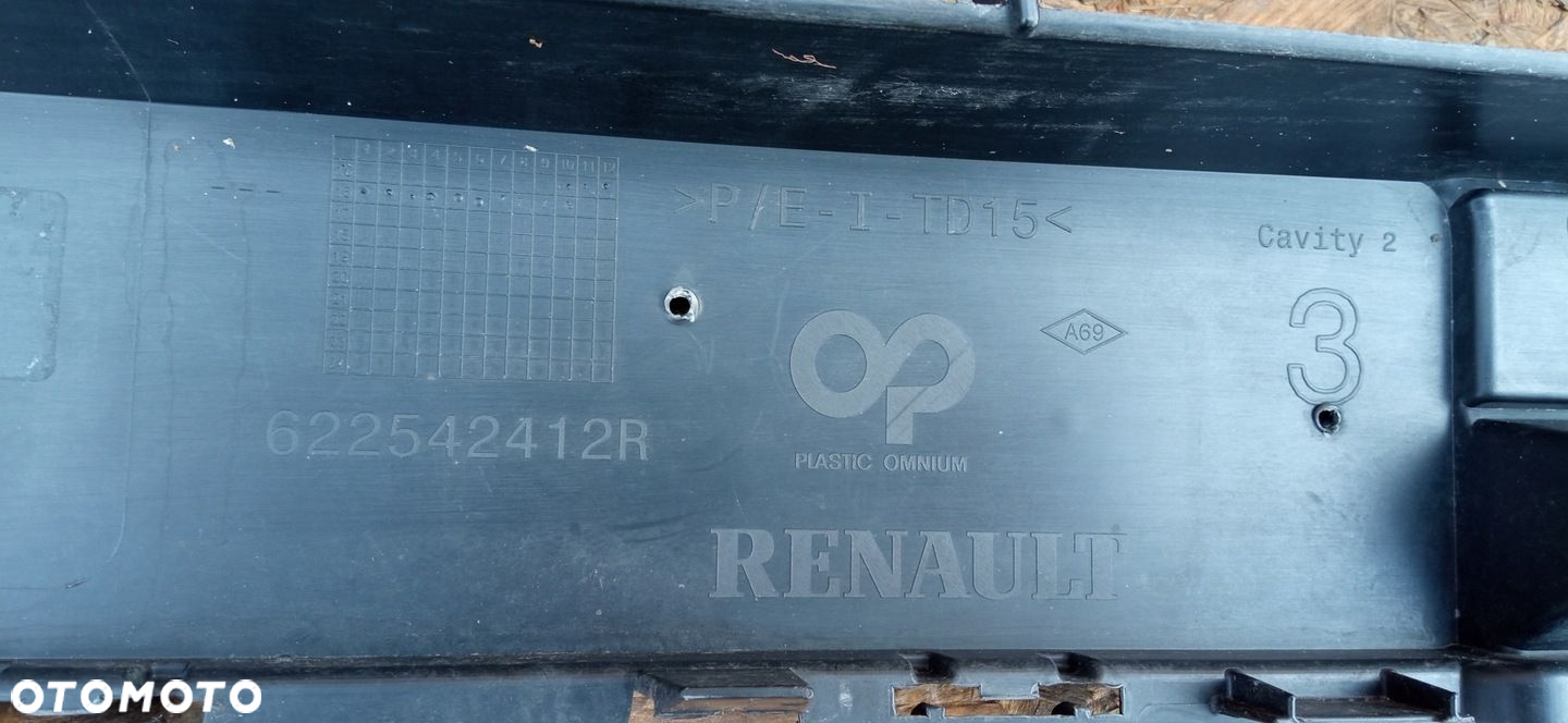 RENAULT CLIO 4 IV LIFT 16- ATRAPA KRATKA ŚRODKOWA GRILL 622542412R - 12