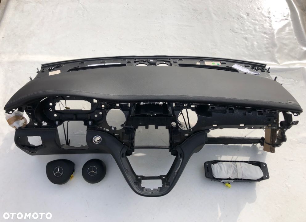 MERCEDES VITO W447 V-KLASA DESKA KONSOLA KOKPIT PULPIT DASHBOARD AIRBAG PASY PAS SKÓRA LEATHER Raz2 - 2
