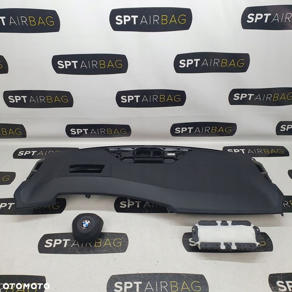 BMW SERIA II U06 ACTIVE TOURER DESKA ROZDZIELCZA KONSOLA KOKPIT PULPIT PODUSZKI AIRBAG AIR BAG KIT SET - 1