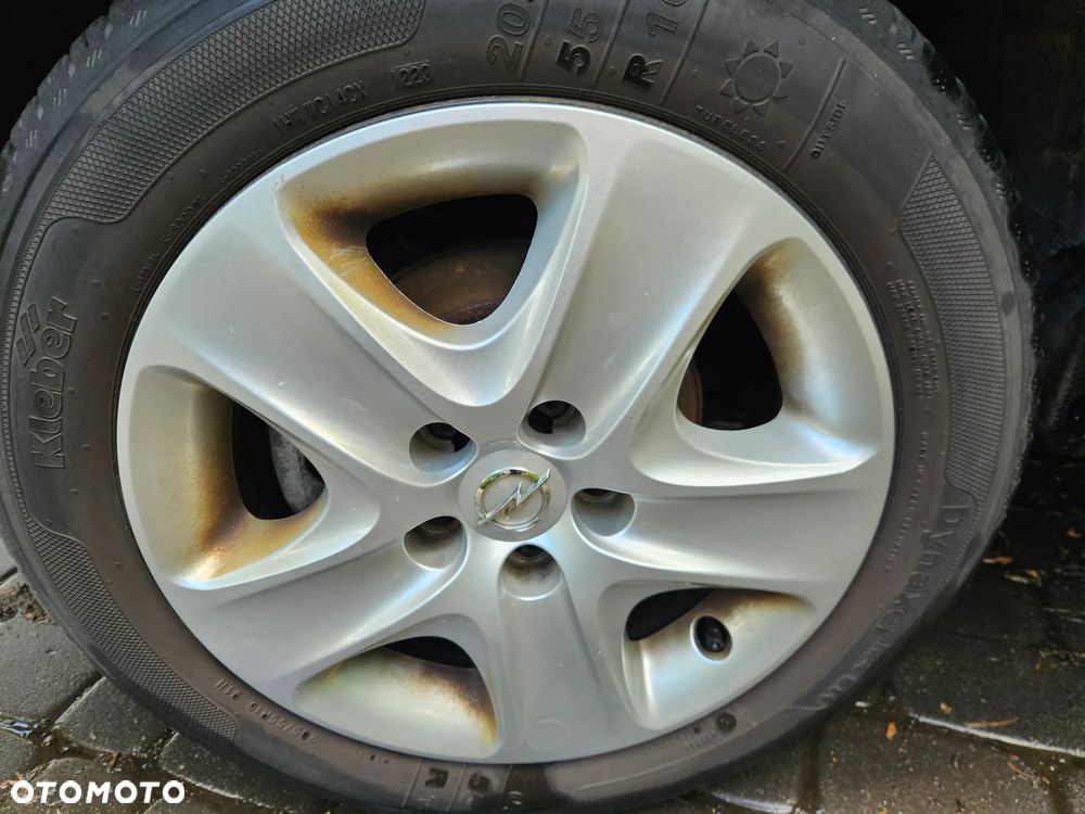 Opel Astra H Zafira B Meriva B   felgi strukturalne z kołpakami aluminiowe alufelgi 16 5x110 - 1
