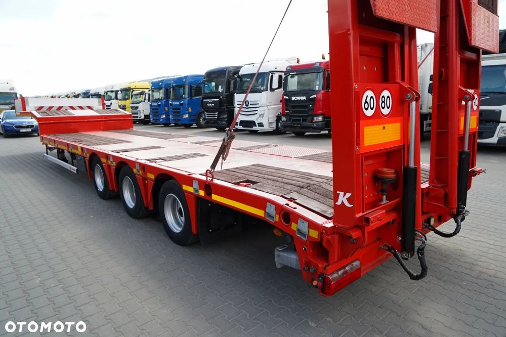 Kassbohrer NACZEPA LAWETA NISKOPODWOZIE / NAJAZDY HYDRAULICZNE  / POSZERZANA/ 3 OSIOWA / OŚ PODNOSZONA / SKRĘTNA - 14