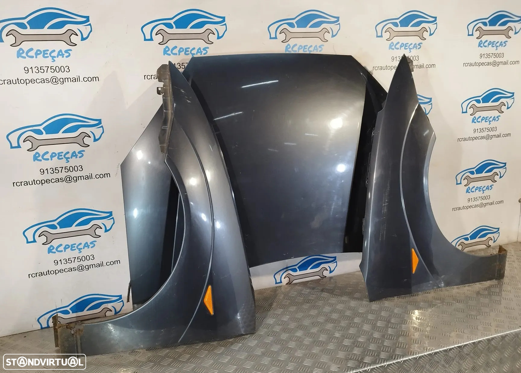 FRENTE COMPLETA FORD FOCUS I 1 MK1 FASE II 2 CAPOT PARACHOQUES GUARDA-LAMAS OTICAS RADIADOR VENTILADOR FRENTE FIBRA REFORÇO - 14
