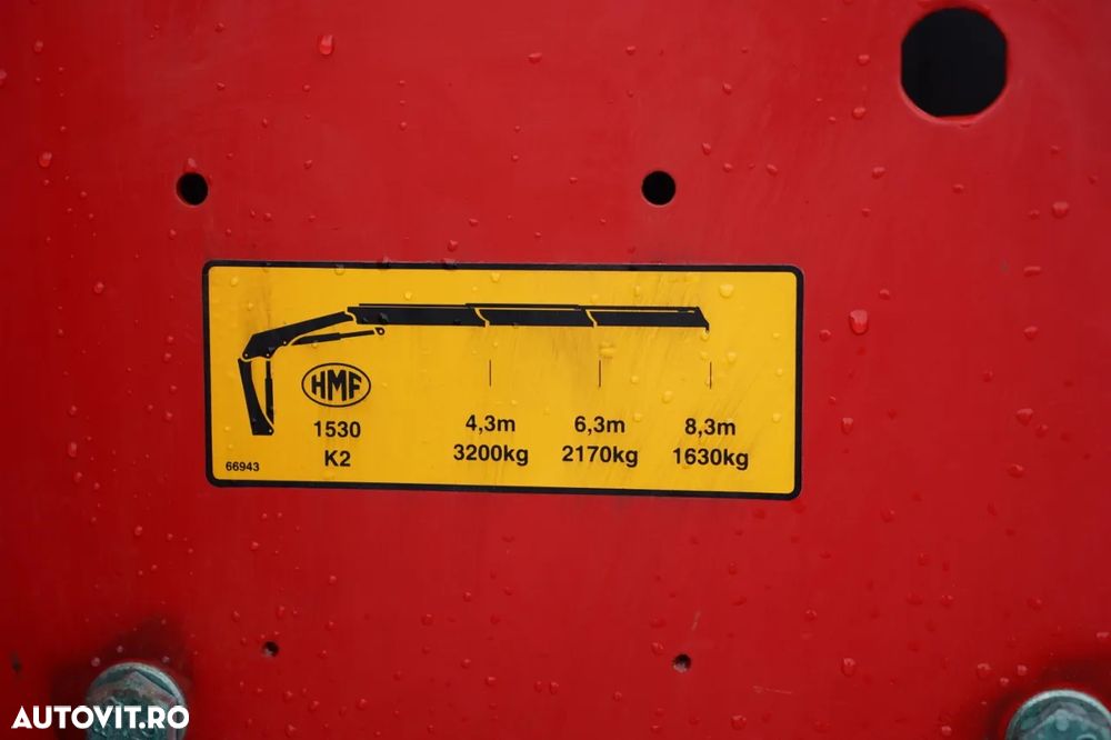 MAN TGS 26.400 / 6x4 / BASCULĂ DUBLĂ + HDS HMF 1530 K2 / HIDRODOXIE LATERALĂ / GRAPPER / TELECOMANDĂ / NAVIGAȚIE / - 24