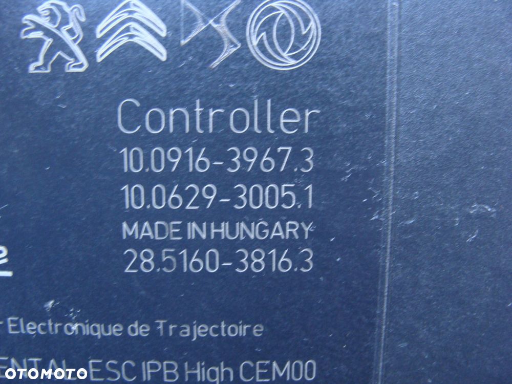 abs esc corsa f ds3 9833189680 10.0916-3967.3 - 4