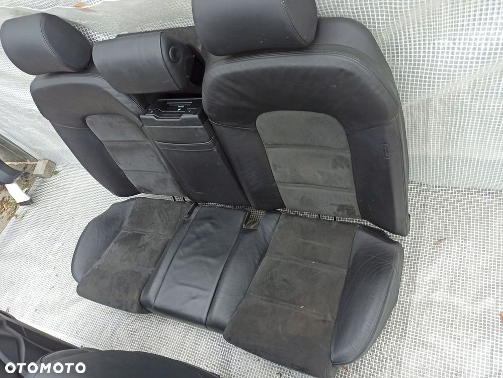AUDI A8 S8 D3 FOTELE KOMPLET PÓŁSKÓRA ALCANTARA ELEKTRYCZNE GRZANE SPORTY - 8