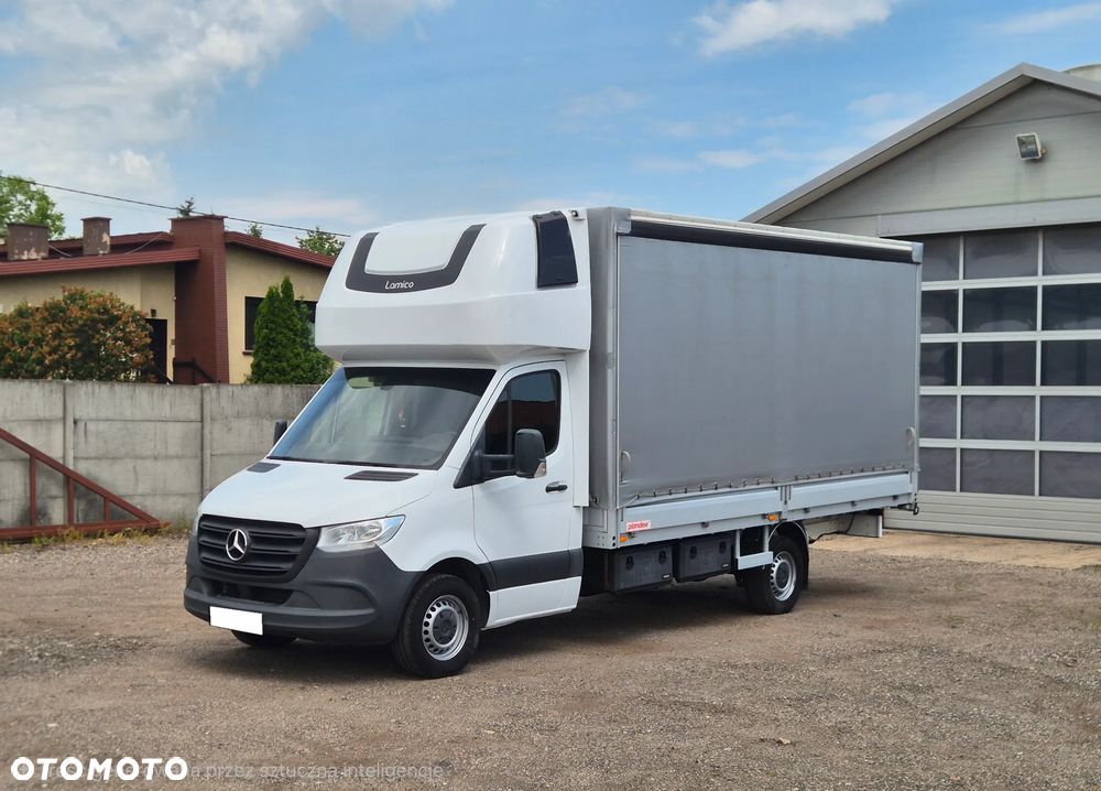 Mercedes-Benz SPRINTER 315 AUTOMAT GWARANCJA PRODUCENTA 09.2027 9G-TRONIC PLANDEKA FIRANA 10EP BEZKLUCZYKOWY DOSTĘP SALON PL BEZWYPADKOWY BEZ WKŁADU SERWIS ASO FV23% 2.0 150KM - 2
