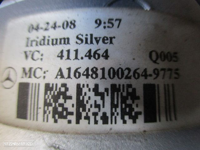 Espelho A16481002649775 MERCEDES ML W164 2005 320CDI 4X4 V6 24V 225CV  5P CINZENTO DRT CAPA DE ESPELHO - 3