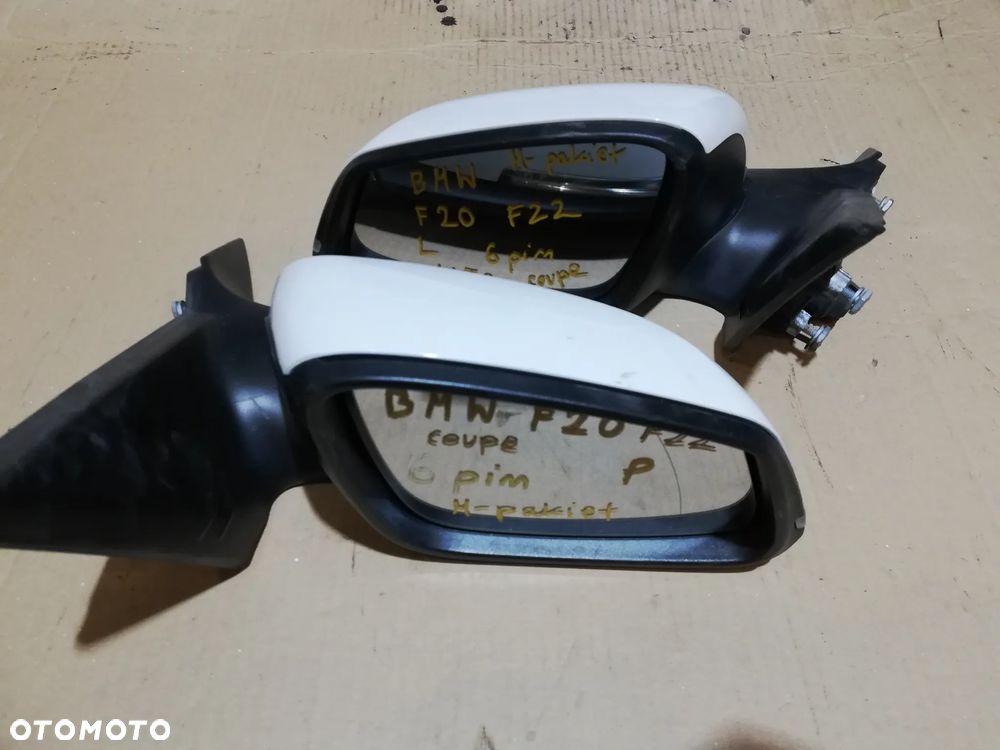 BMW 1 F21 F22 LUSTERKO PRAWE LEWE SKŁADANE M-PAKIET - 1
