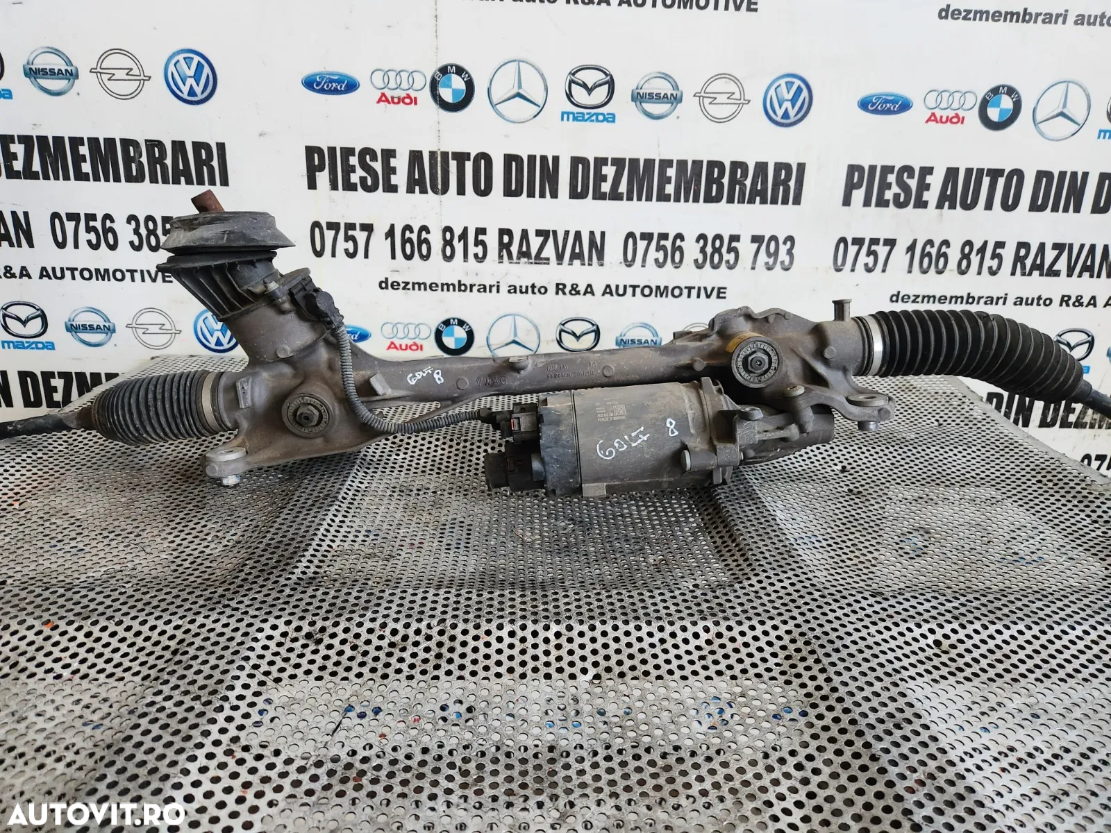 Caseta Directie Electrica Vw Golf 8 VIII Seat Skoda Cod 5WBAG Mic Defect Masina Sub 20.000 Km - 2