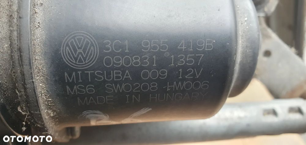 Mechanizm wycieraczek przód przedni VW Passat B6 3C1955023G 3C1955419B - 6