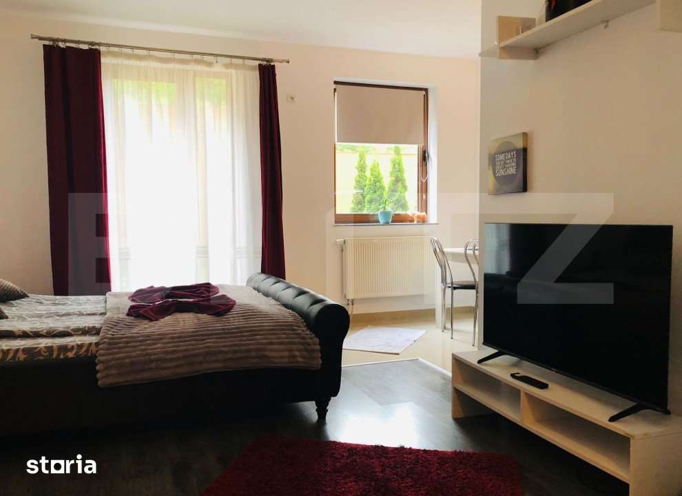 Garsoniera cu gradina intr-o zona pitoreasca din cartierul Schei! — fotografia 1