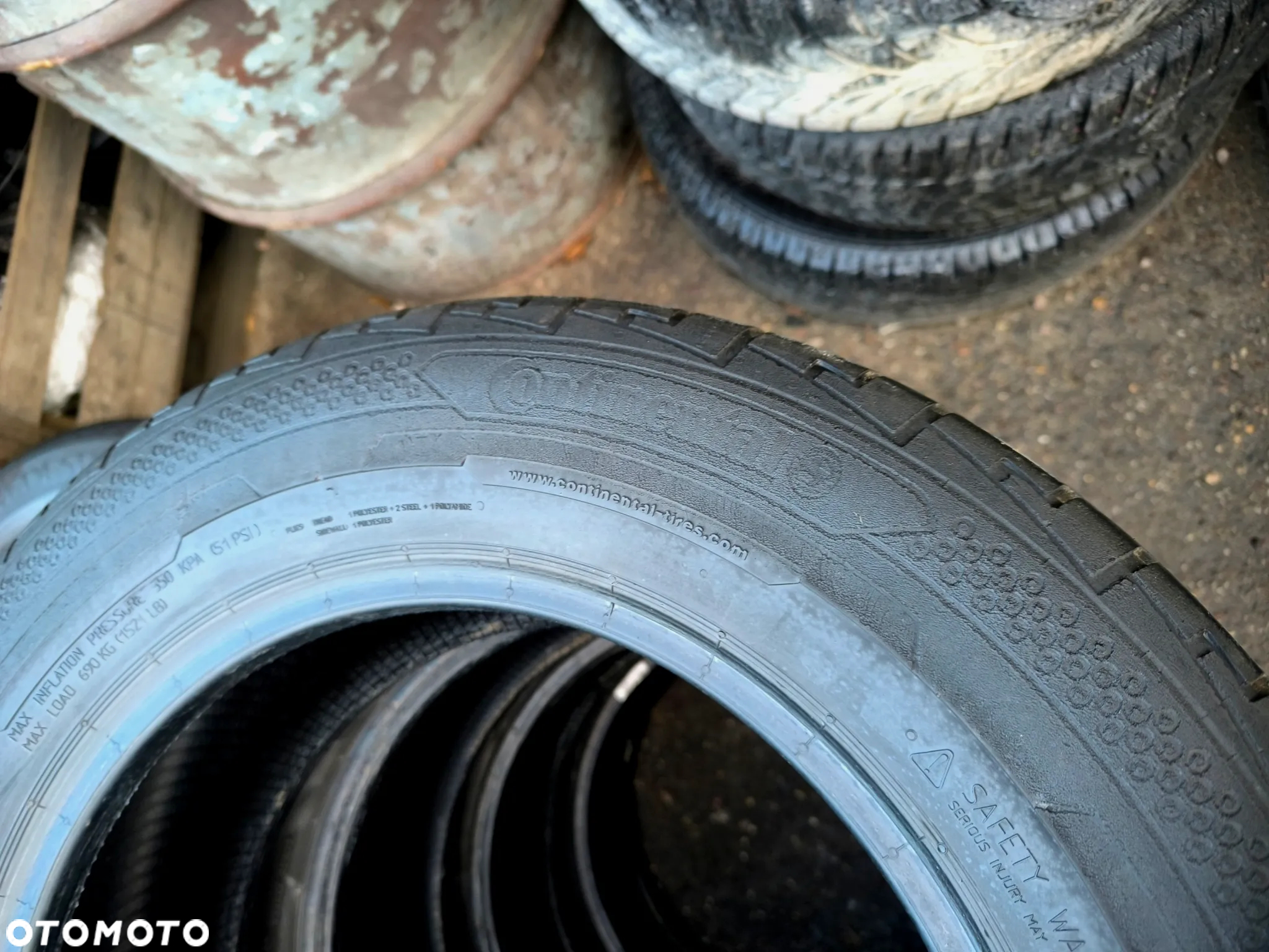 195/65R15 95T XL Opony Letnie Lato CONTINENTAL ContiVanContact 100 7mm Legnica ALU-RAD 195/65 - 9
