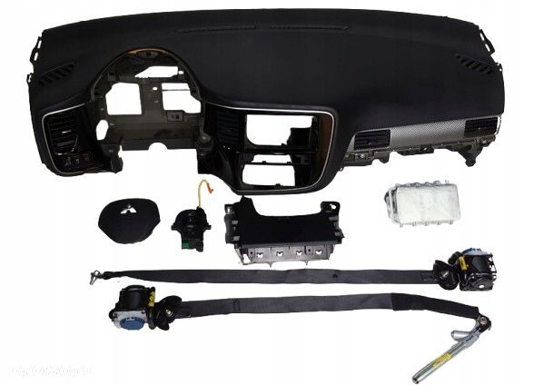 komplet poduszki deska pas pasy mitsubishi outlander mpv - 1