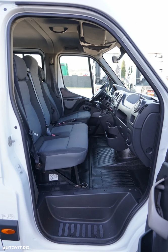 Renault MASTER / DCI 150 / BASCULATOR / CAMION CU TRACȚIE MIXĂ 7 LOCURI / MANUAL / DOUĂ RULOURI - 33