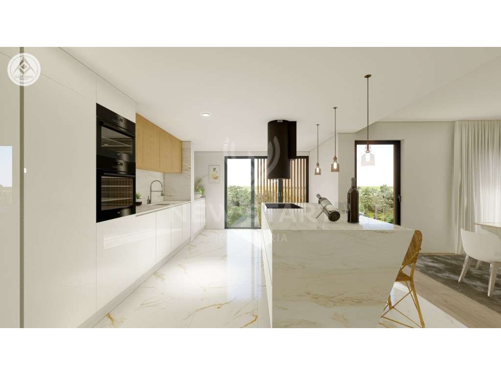Luxuoso Apartamento T4 com terraço privativo, piscina comum e estac... - Grande imagem: 5/33