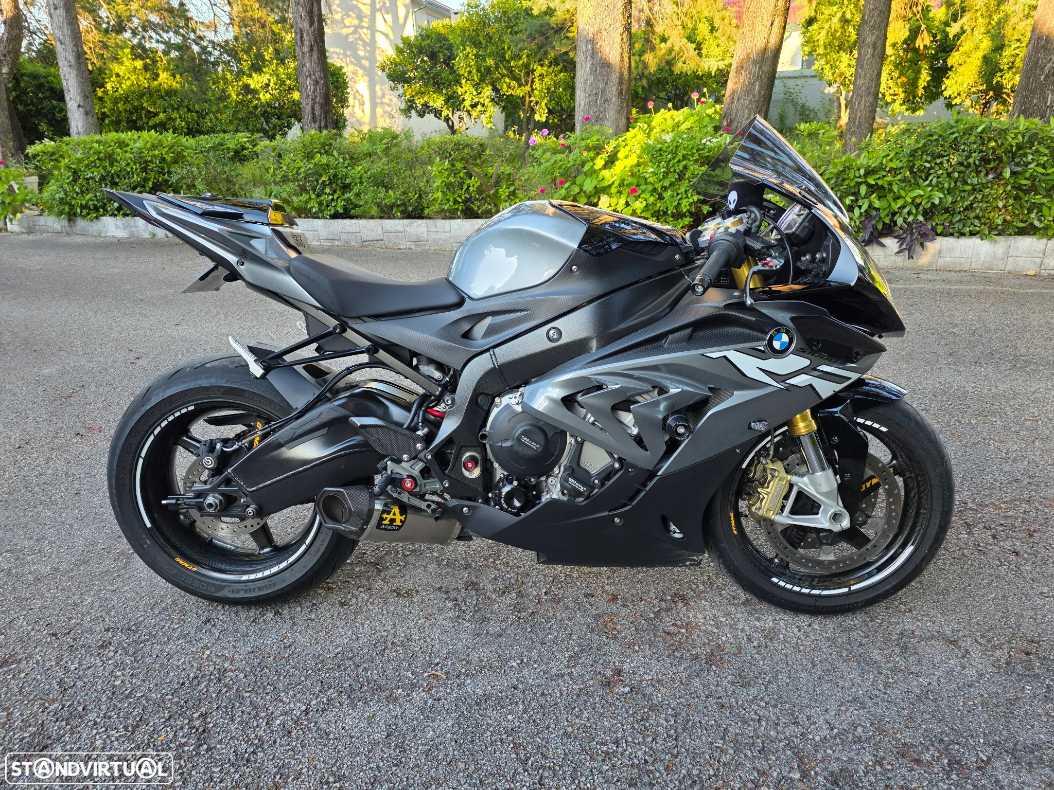 BMW S 1000 RR JANTES CARBONO ESCAPE COMPLETO ARROW C/NOVA ACEITO RETOMA - 3
