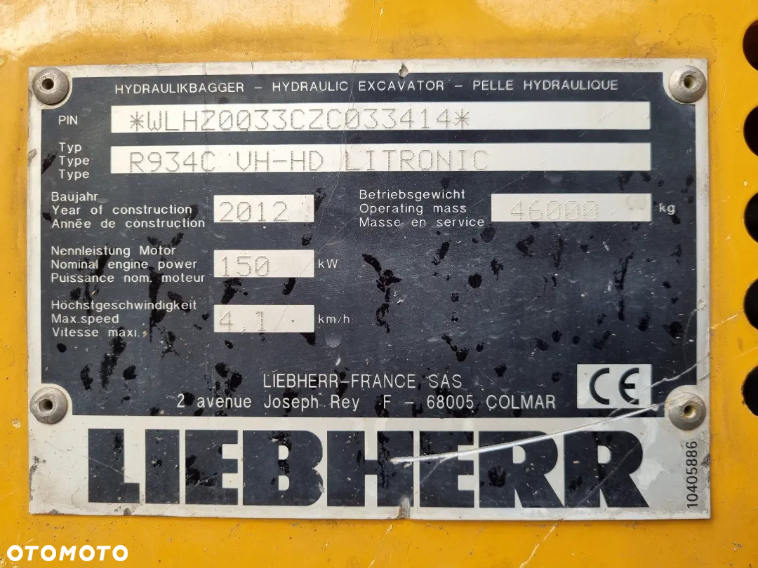 Liebherr Koparka Wyburzeniowa/ Demolition Excavator LIEBHERR R934C VH-HD - 40
