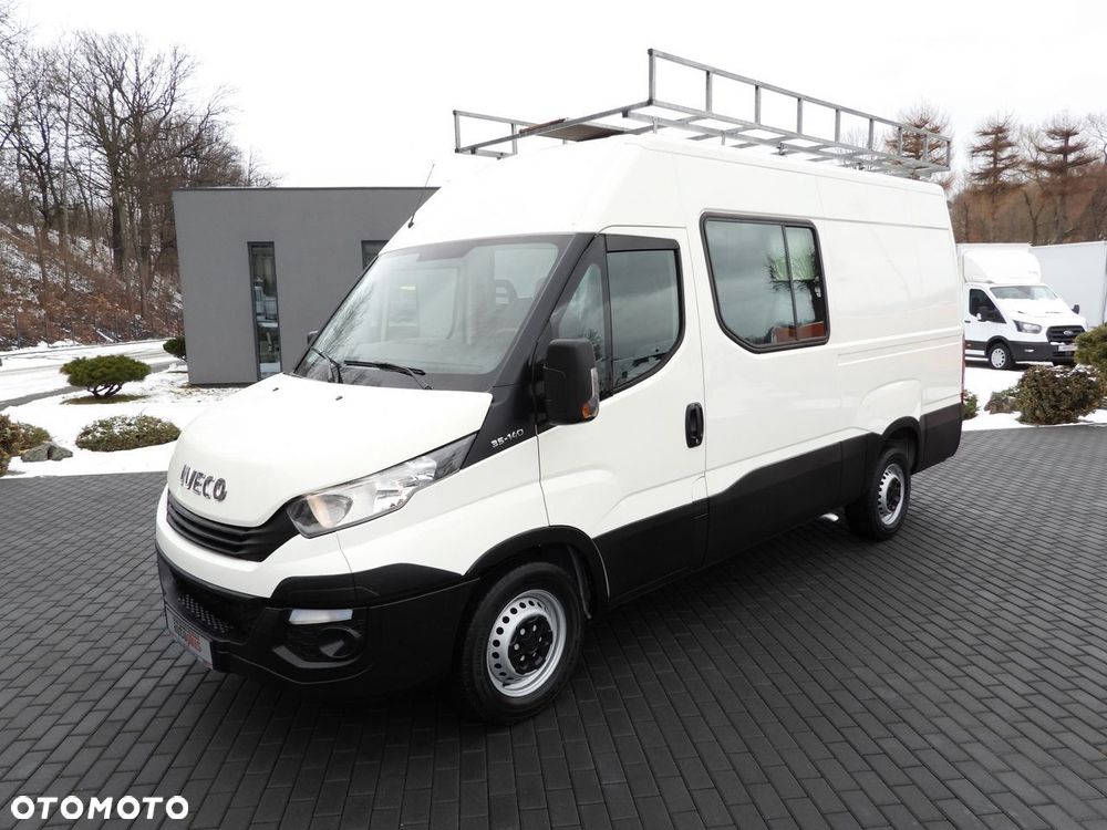 Iveco DAILY 35S14 FURGON BRYGADÓWKA 7 MIEJSC TEMPOMAT  140KM - 19