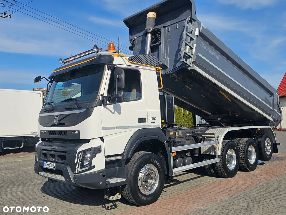 Volvo FMX 420 WYWROTKA 8X4 KH-KIPPER OŚ PODN.I SKRĘTNA! - 4