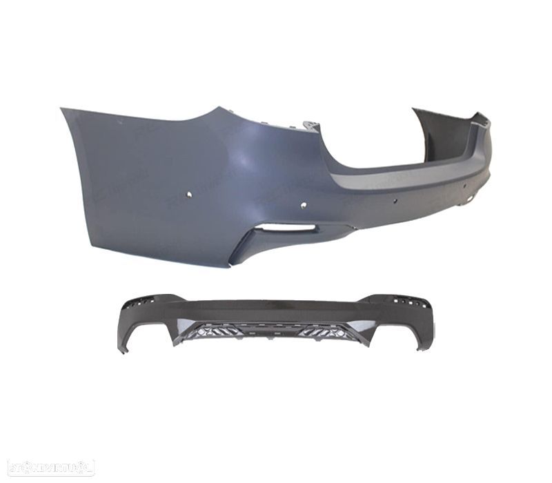 PARA-CHOQUE TRASEIRO BMW G31 17-19 LOOK M PDC - 2