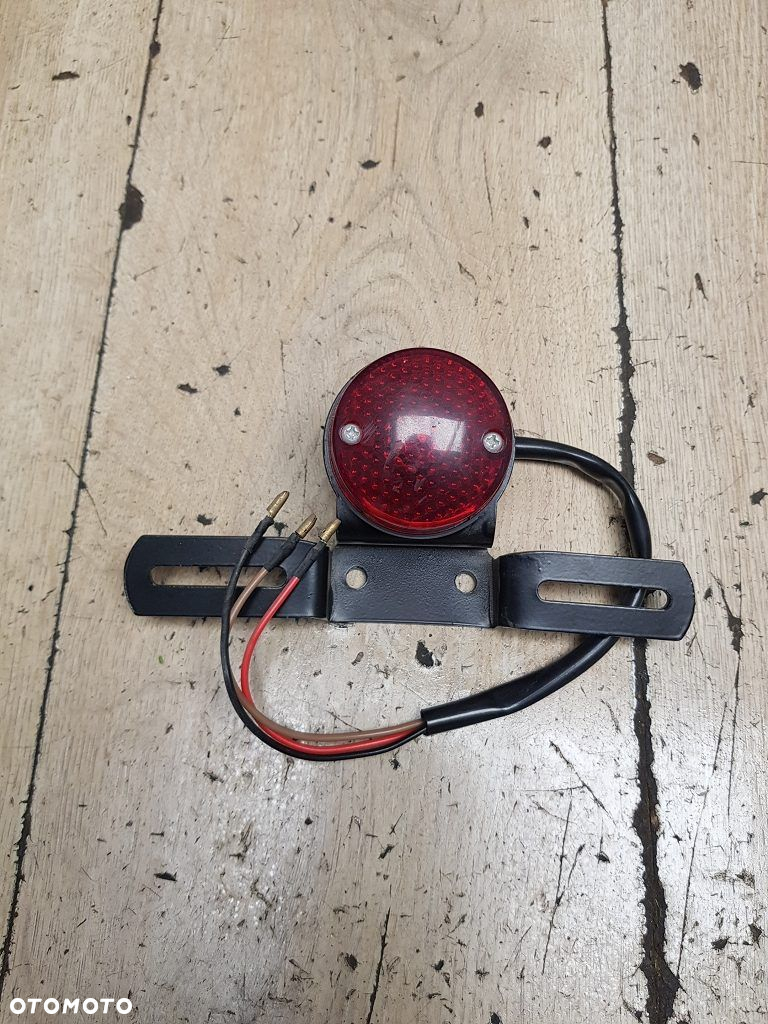 Lampa tył uchwyt tablicy Harley Cafe Racer Bobber Chopper Drag - 5