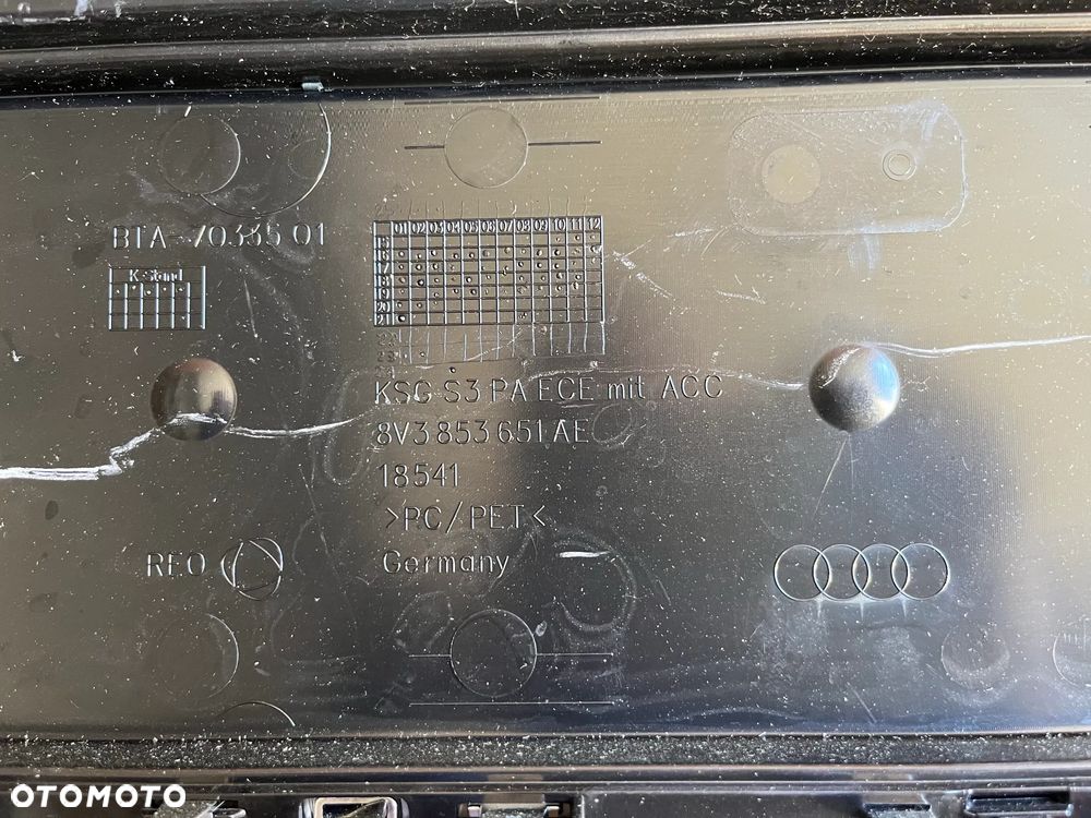 GRILL AUDI S3 LIFT 8V0 2016-2020 ATRAPA ZDERZAKA PRZÓD GRILL 8V3853651 AE - 9