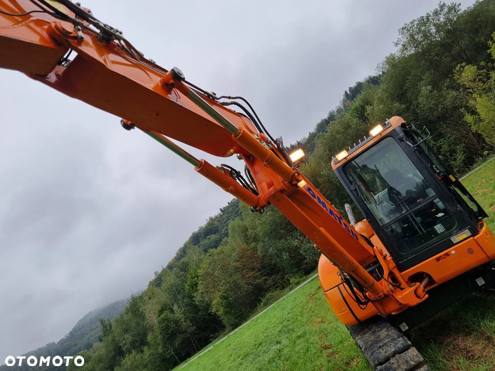 Komatsu Koparka Gąsienicowa 8 ton PC80MR-3 z Norwegii jak Nowa 2017rok 3100mtg 3x ramie łamane Klima ser.DEKRA pompa paliwa centr. smarowanie - 38