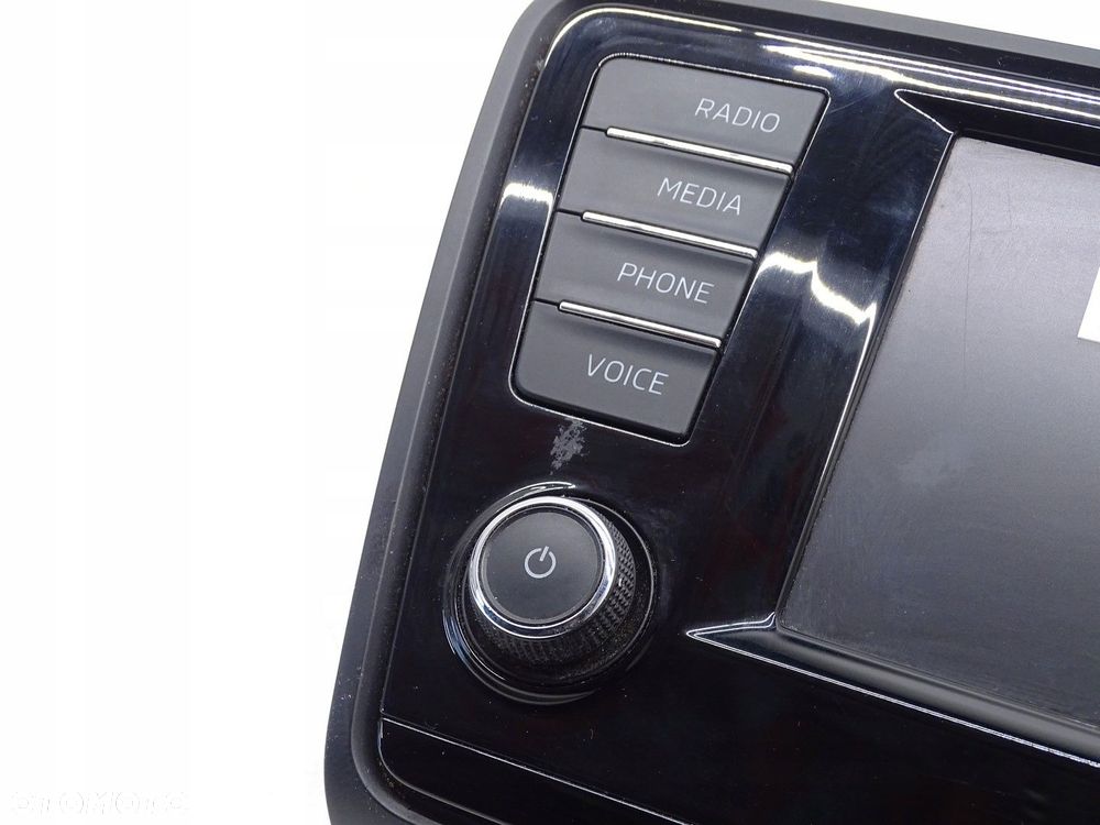 EKRAN WYŚWIETLACZ MONITOR LCD MMI NAVI RADIA SKODA OCTAVIA III 5E0919605J - 5