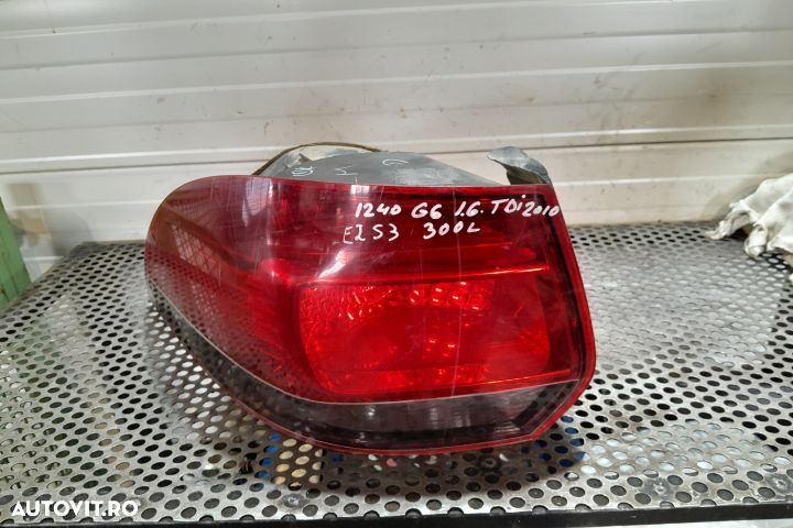 Lampa / Tripla stop stanga pe aripa Volkswagen VW Golf 6 [2008 - 2015 - 1