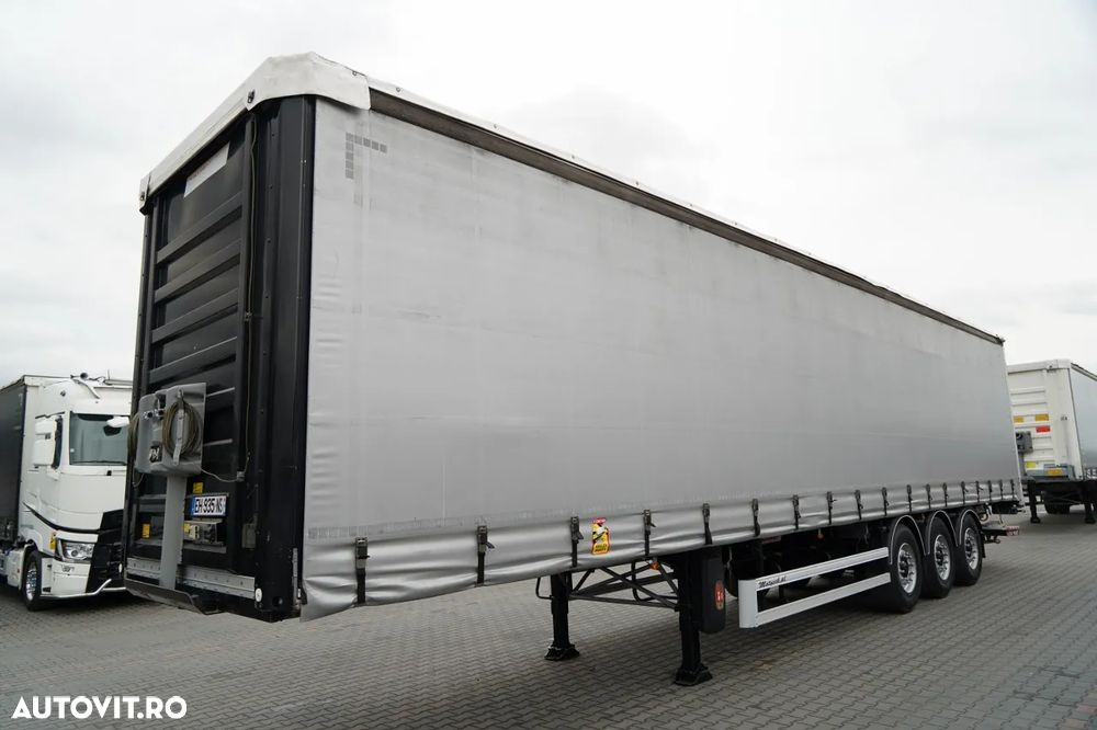 Fruehauf / CORTINĂ / STANDARD / ELEVATOR DHOLLANDIA 2.000 kg / PODEA PUTERNICĂ - 4