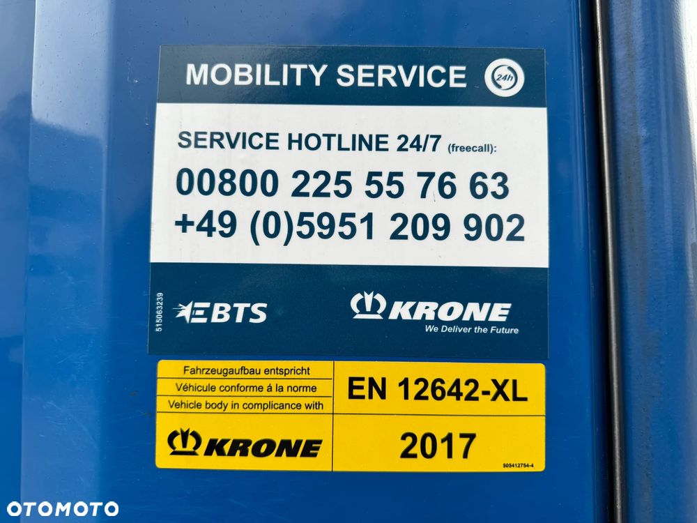 Krone SD Firanka Certyfikat XL, Dach podnoszony - 36