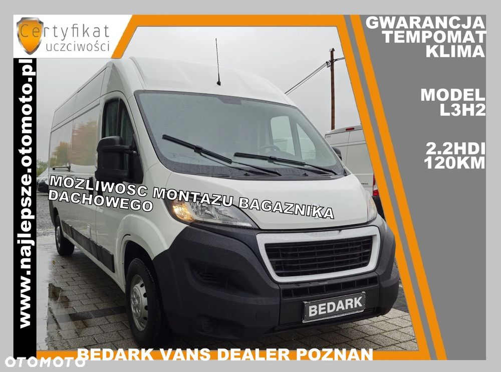 Peugeot BOXER, L3H2, 2019 XII, Tempomat, klima, czujniki - 2