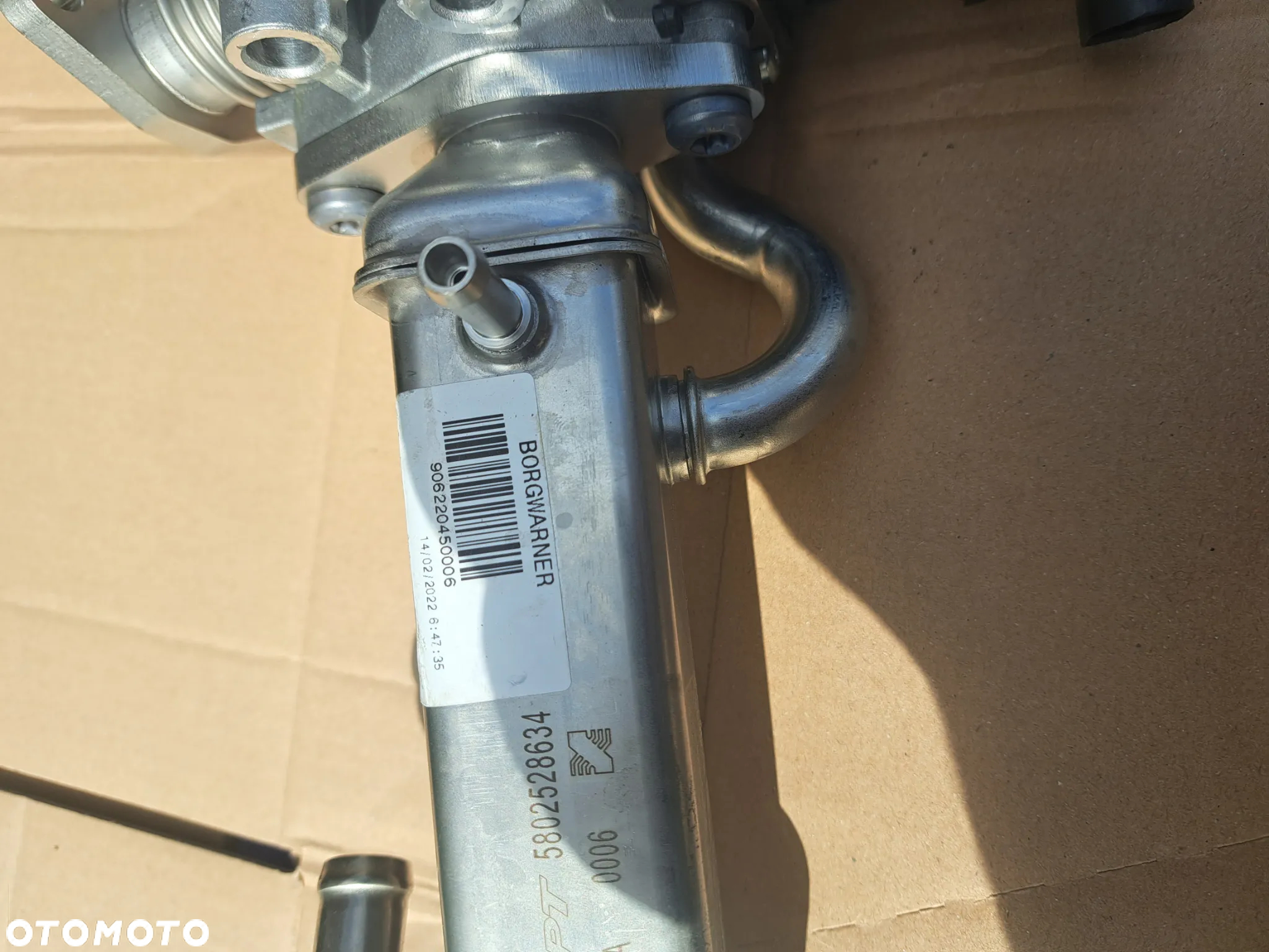 Zawór EGR AGR Fiat Ducato III 2.3 JTD Multijet 5802531806 5802528634 Zawór chłodnica spalin AGR EGR Fiat Ducato 2.3 D - 6