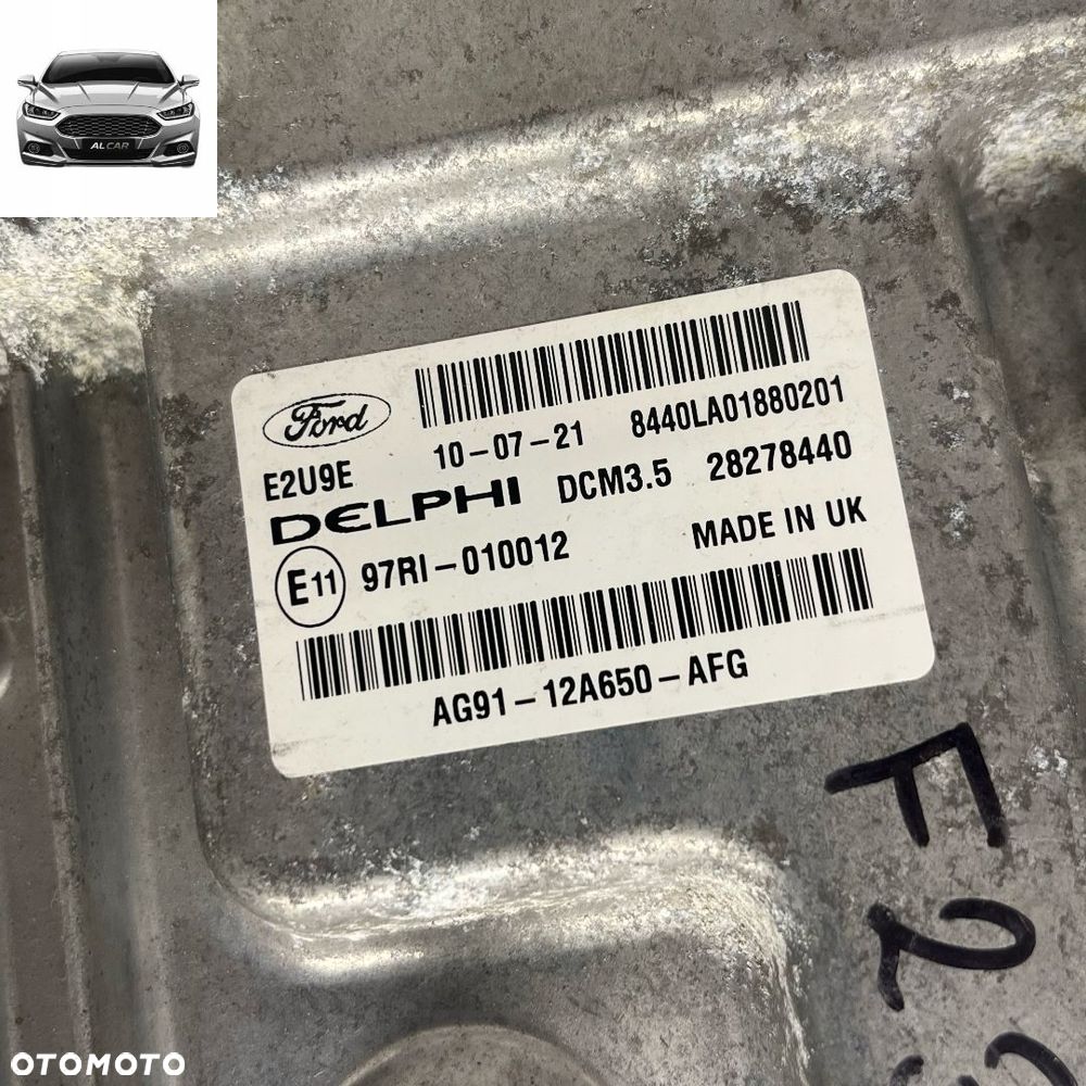STEROWNIK SILNIKA 2.0 TDCI EURO 5 FORD MONDEO MK4 AG91-12A650-AFG - 2