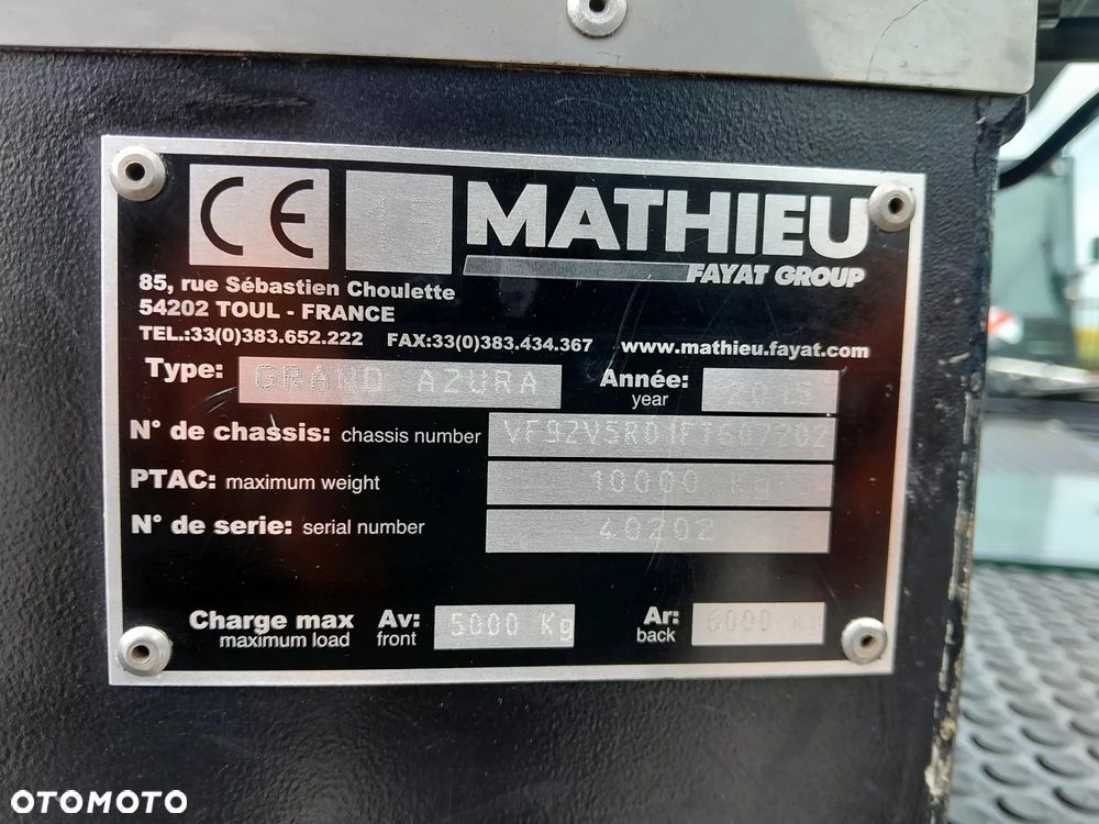 Inny Mathieu Grand Azura MC420 EURO 5 - 23