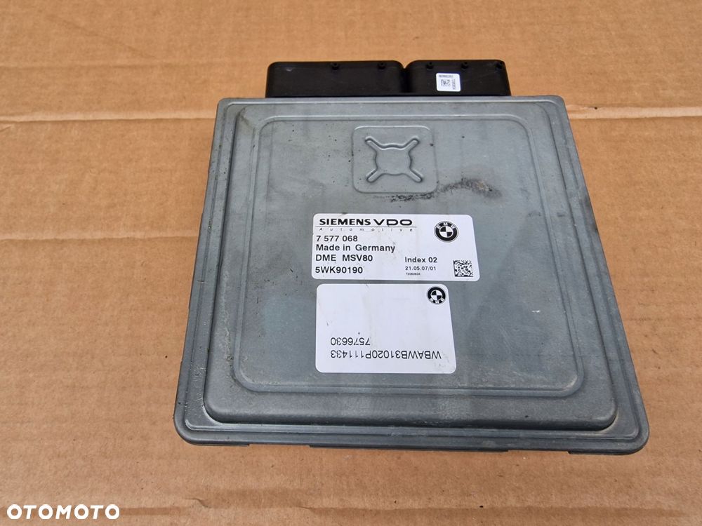sterownik silnika 7577068 7576630 bmw e90 e91 e60 - 1