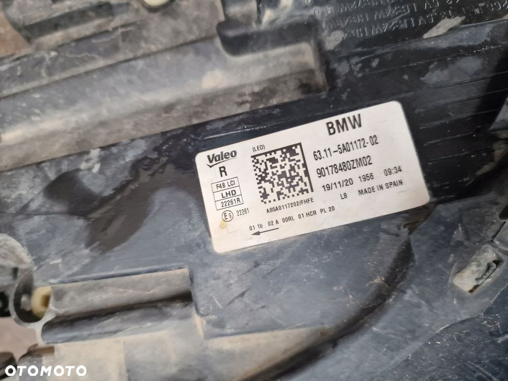 zderzak maska lampa pas przedni bmw x1 f48 2020 rok lift - 15