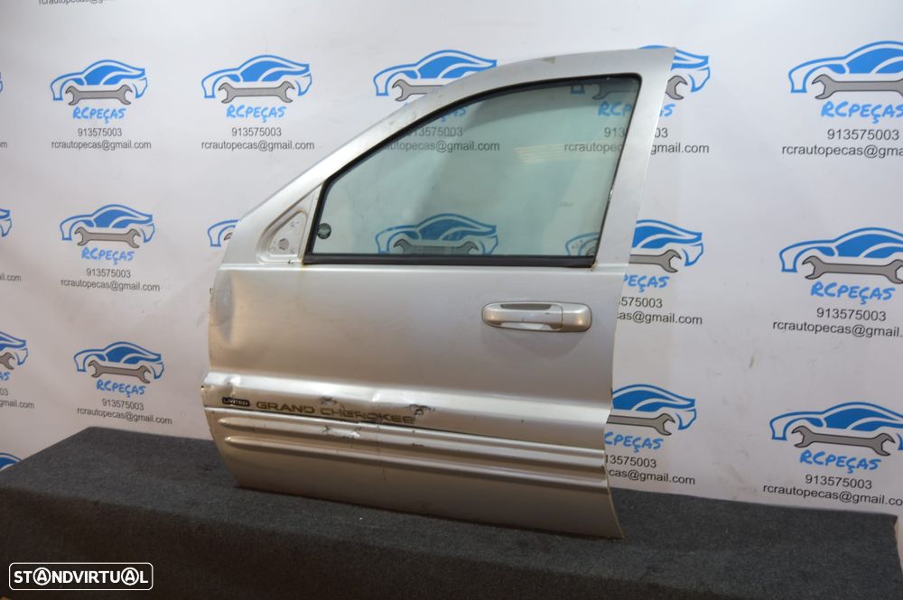 PORTA PORTAS FRENTE FRONTAL ESQUERDA JEEP GRAND CHEROKEE II 2 MK2 WJ WG 55135923AB FECHO ELEVADOR MOTOR PUXADOR VIDRO RETROVISOR RETROVISORES - 2