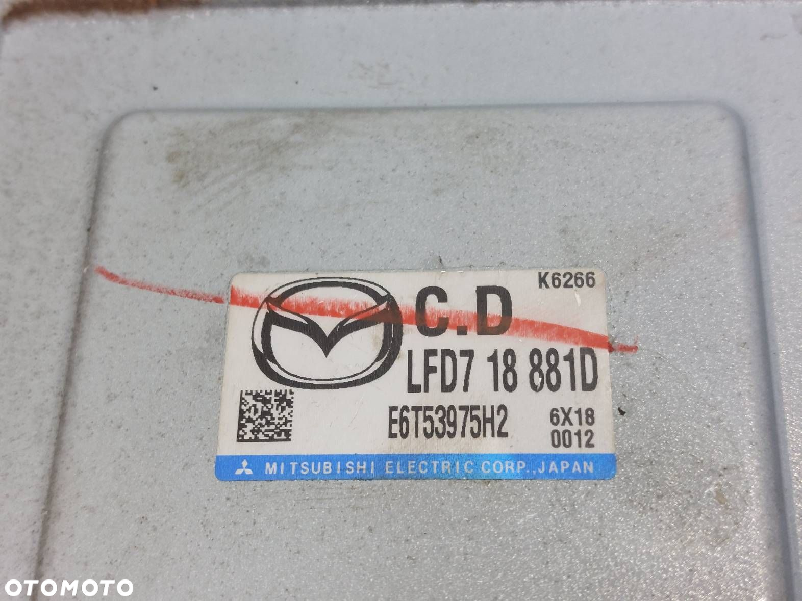 ZESTAW STARTOWY MAZDA 5 I LFD718881D CC6467560C CC65675DZB C23666938B - 2