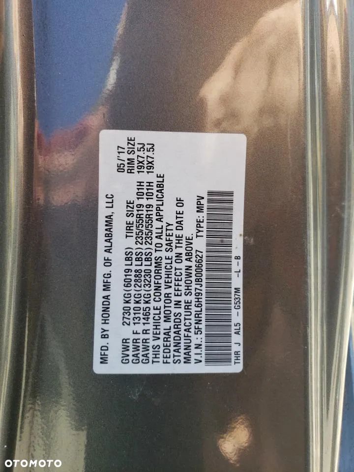 Honda Odyssey 3.5 EX - 13